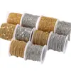 Cadena de oro de 18k con baño de vacío, cadena fina de acero inoxidable, cadena cubana en forma de corazón, collar, pulsera, accesorios para joyería DIY