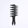 Pente de Cabelo Masculino de Salão de Cabeleireiro Pente de Cabelo de Óleo Galvanizado Grande Textura de Dentes Largos Pente de Estilo