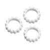 Anillo de acrílico de alta calidad mabei uv antiarañazos bálsamo pera encaje anillo para correr cuentas sueltas redondas material para accesorios de joyería diy