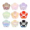 Cuentas de Oso Acrílicas de Colores con Goteo de Aceite Doble Cara Cuentas de Corazón Cadena para Teléfono Móvil con Cuentas Accesorios DIY para Tocados