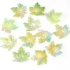 Acrílico colorido transparente Mabe gelatina dos tonos nuevo hoja de arce DIY funda de teléfono pasador material accesorios al por mayor
