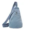 Bolso retro de mezclilla estilo japonés para mujer, nuevo modelo 2026, bolso de hombro casual ligero, duradero y resistente, adecuado para ciclismo, bolso de pecho