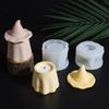 Sombrero de Mago de Halloween Vela Aromática Taza Molde de Silicona Resina DIY Caja de Almacenamiento de Sombrero Fantasma Molde de Yeso