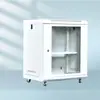 Caja de Equipo de Monitoreo de Baja Corriente Pequeña Montada en Pared al por Mayor, Gabinete de Equipo de Ensamblaje de Switches para Sala de Servidores con Vidrio Templado