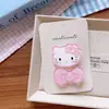 Corea del Sur Dongdaemun Clip de Pato de Resina con Lazo Clip Lateral Par de Personaje de Dibujos Animados de Color Brillante