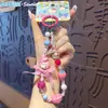 Cadena de teléfono auténtica Sanrio estilo chino, colgante para bolso Hello Kitty estilo chino, pequeño regalo para parejas, llavero fresco y simple