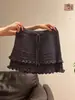 Falda de Punto Lisa con Volantes Estilo Coreano para Mujer, Nueva Falda Corta de Invierno y Otoño de Cintura Alta, Adelgazante, Línea A, de Varios Niveles