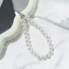 Llavero Hecho a Mano DIY con Anillas Abiertas de Macarrón, Anillas de Resorte y Accesorios de Rompecabezas de Cuentas