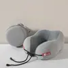 Almohada de Viaje Portátil Estilo Camelback de Espuma Viscoelástica en Forma de U para Soporte del Cuello Ayuda para Dormir Hombro y Cuello Almohada Cervical Transpirable