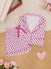 Pijama de Mujer Nuevo de Verano 2026 Seleccionado Cuidadosamente, Conjunto Casual de Ropa de Casa con Cuello Solapa Manga Corta y Pantalones Cortos Estilo Europeo y Americano