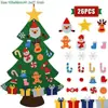 Nova Árvore de Natal de Feltro Transfronteiriça Agora Árvore de Natal Estereoscópica de Decoração Não Tecida DIY Manual para Crianças