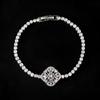 Moda INS Nicho Lujo Gama Alta Nuevo Francés Elegante Brillante Flor Circonita Pulsera s8420