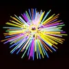 Palo Fluorescente, Palo Fluorescente Luminoso, Palo Fluorescente de Siete Colores No Tóxico para Niños, Pulsera Fluorescente de Juguete, Palo Luminoso, Palo para Animación