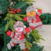 Jingchen Bonecos Criativos de Árvore de Natal Acessórios Papai Noel Boneco Boneco de Neve Pingente de Decoração de Shopping Festivo Presente