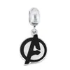 Serie Marvel Joyería Panjia Colgante de Iron Man Spider-Man Martillo de Thor Pulsera de Cuentas de Acero Inoxidable Accesorios