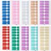 Zhengxiang Pegatinas para Uñas en Stock Impermeables Estilo Ins Película de Esmalte para Uñas Brillo Degradado Arte de Uñas Pegatinas para Uñas de Gel Sin Curado
