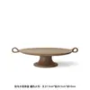 Diseño Original Moderno Bandeja de Madera Maciza Almacenamiento Bandeja para Frutas Bocadillos Bandeja para Pasteles Sala de Modelos Decoraciones de Mesa de Café B&B