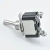 Interruptor Newton Negro Dos Pines Dos Velocidades Pie de Tornillo KN3A-101 Interruptor Basculante con Tapa Impermeable