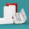 Set de Cortauñas Personalizado Gratis con Espejo, Tijeras para Uñas Prácticas como Recuerdo, Logo Personalizado, Pequeño Regalo