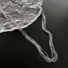 Aço Titânio Sem Cor Três Camadas Colar Cruzado Feminino Design de Nicho Sentido Popular na Internet Estilo Frio Corrente de Clavícula de Alta Qualidade Tendência