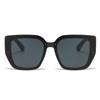 Gafas de Sol Vintage de Polígono con Montura Grande para Mujer Rayadas Color-Lucha Color-Lucha Gafas de Tiro Callejero Gafas de Sol de Moda de Alto Nivel