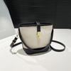 Bolsos de Mujer de Moda de Este Año 2026 Nuevo Bolso de Hombro para el Trabajo Estilo Coreano Versátil de Gama Alta Bolso Cruzado Tipo Cubo