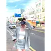 Sudadera con capucha gruesa de terciopelo versátil americana para mujer, nueva de otoño e invierno 2025, diseño casual holgado, chaqueta cárdigan