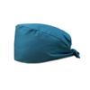 Gorra Unisex Estampada de Color Sólido con Botones, Delgada y Transpirable, Gorra de Trabajo para Dentista, Doctor, Enfermera, Gorra Médica