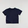 Estilo básico versátil~Camiseta de verano fina de manga corta para bebé 2026 nuevo estilo ropa de verano para niñas estilo coreano elegante camiseta básica