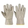 Guantes Cortos de Soldadura Fabricante Venta al por Mayor Piel de Vaca Aislamiento de Doble Capa Resistentes al Desgaste Gamuza Trabajo Protección Laboral Guantes de Soldador