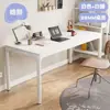 Escritorio Minimalista Moderno para Estudiantes con Marco de Acero Estable, Superficie Amplia, Fácil de Limpiar, Escritorio Económico para Apartamentos de Alquiler