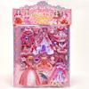 Pegatinas de doble capa para disfraz de princesa de dibujos animados para niñas, pegatinas para ropa infantil, pegatinas tridimensionales de burbujas de esponja, pegatinas de juguete