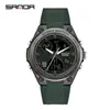 Reloj Deportivo Sanda para Hombres y Adolescentes Reloj Multifuncional para Estudiantes Resistente al Agua Esfera Grande Reloj Electrónico Venta Directa de Fábrica