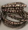 Elástico de Cabelo de Borracha Plano com Estampa de Leopardo e Xadrez Estilo Coreano para Mulheres, Novo Cordão para Rabo de Cavalo, Acessório de Cabelo Simples e Elegante