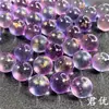 Cuentas de Vidrio Esmaltado Sin Agujero 12 mm Bola de Cristal Dorada Imitación Grabada Accesorios para Pasador de Pelo Hechos a Mano Otros