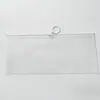 Embalagem Transparente de PVC para Pequenos Acessórios do Fabricante, Bolsa Organizadora de Três Compartimentos para Miçangas, Embalagem de Brinquedos, Saco com Zíper Fosco
