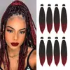 Cabelo Sintético Ez 26 polegadas Baixa Temperatura Seda Trança Fácil Trança Grande Fibra Química Peruca Europeia e Americana Dreadlock Africano Cabelo para Crochê