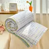 Colcha de Verano de Gasa de Doble Capa con Estampado de Dibujos Animados Clase A, Colcha para Cama Doble, Colcha de Verano Amigable con la Piel, Colcha para Aire Acondicionado, Colcha de Regalo, Venta al por Mayor