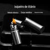 Liga de Titânio Mini Pequeno Isqueiro a Querosene Chaveiro Portátil Moda Ornamento Personalizado Unissex