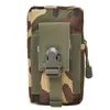 Bolsa Táctica Militar para Hombre, Deportiva, Exterior, Impermeable, Riñonera Táctica, para Ciclismo, Viajes, Correr, Bolsa Multifuncional para Teléfono Móvil, Bolsa de Camuflaje