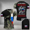 Camuflaje del Ejército Ruso Camiseta para Hombre y Mujer Commando Army-VETERAN Camiseta de Manga Corta 3D para Hombre