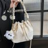Bolsa Estilo Coreano High-end All-match Bucket Bag Verão 2024 Nova Moda Bolsa de Ombro Bolsa Feminina