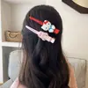 Grampo de Cabelo Sanrio Hello Kitty Presilha Bico de Pato Acessório de Cabeça Franja Lateral Grampo de Cabelo Acessórios de Cabelo Fofos e Doces Novo Estilo 2025