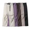 Pantalones Cargo Estilo Funcional Otoño/Invierno 2026 para Mujer Cintura Elástica Pierna Recta Suelta Pantalones Casuales Cálidos Con Felpa Pantalones de Paracaidista Múltiples Colores