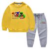 2023 Primavera y otoño nueva ropa infantil transfronteriza suéter para niños pantalones de dibujos animados conjunto de dos piezas bebé algodón traje de manga larga