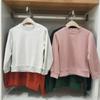 Roupa Infantil de Outono Nova Estilo Japonês Meninos e Meninas Moletom de Alta Elasticidade Moletom Pulôver de Manga Comprida 450694