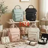 Nueva bolsa de mamá transfronteriza de gran capacidad, aislamiento de papel de aluminio, resistente al agua, bolsa para bebé multipropósito para viajar con niños