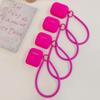 Cordón de Color Sólido de Dopamina Cubierta Protectora para airpods 1/2 Estuche para Audífonos Apple Cubierta Protectora de Silicona para airpods4