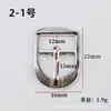 Sandalia con hebilla para cordón hebilla para cordón hebilla japonesa accesorios de pasador para zapatos de mujer hebilla de pasador hebilla de gancho de nueve ganchos colgante herraje para cordón
