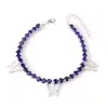 Joia transfronteiriça europeia e americana corrente de diamante personalizada tornozeleira de metal moda feminina borboleta geométrica de todos os estilos tornozeleira
